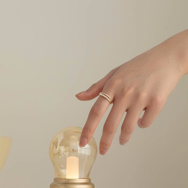 Wholesale Copper Pearl Rings